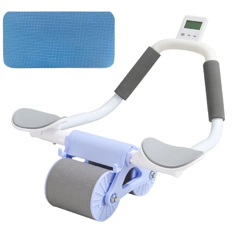 Ab Roller Wheel With Elbow Support - Kolano wspierające, automatycznie powracające do pozycji