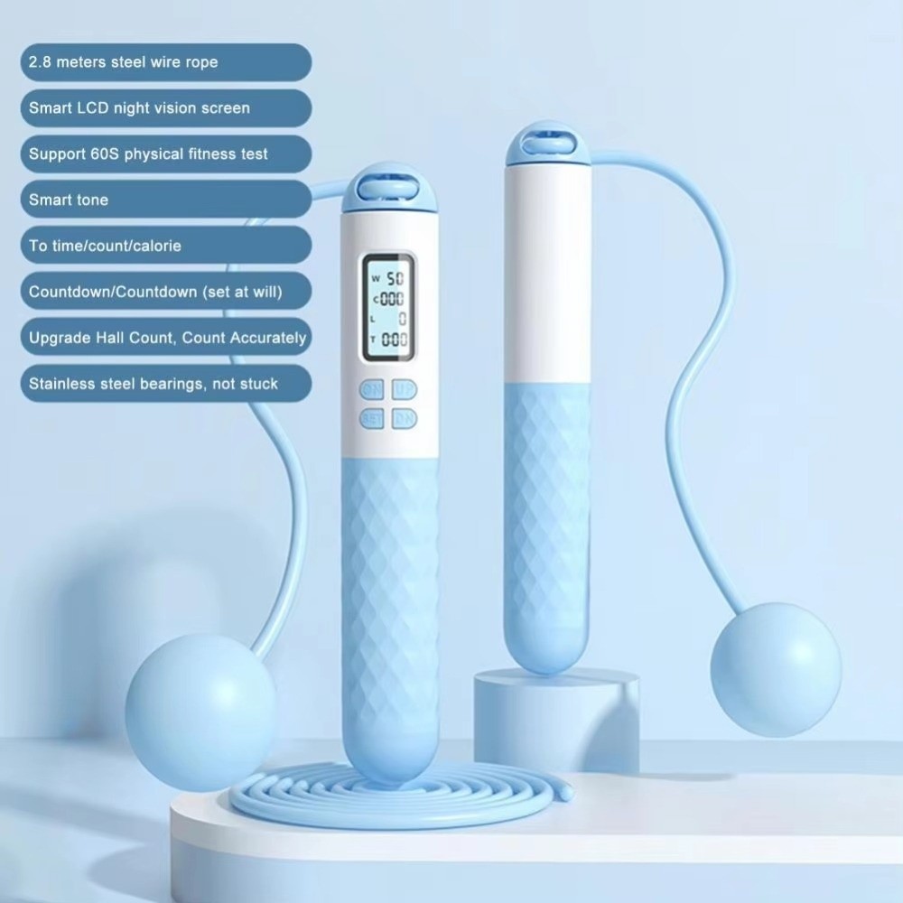 Przenośna bezprzewodowa skakan – Smart Jump Rope Digital Counter recenzja i cena