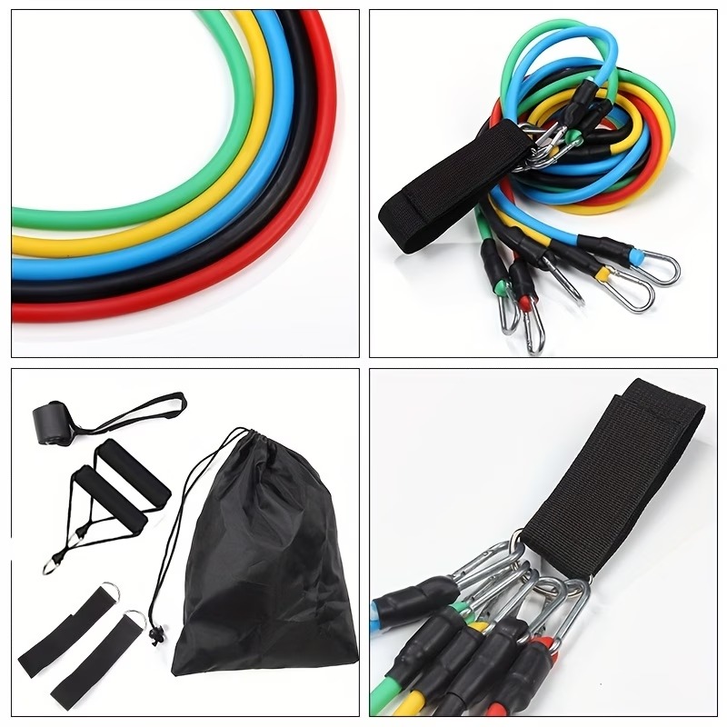Zestaw taśm oporowych z mocowa – Resistance Bands Set With Handles recenzja i cena