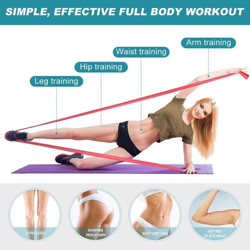 Naturalne lateksowe gumy oporo – Pilates Bar Kit With Resistance Bands recenzja i cena