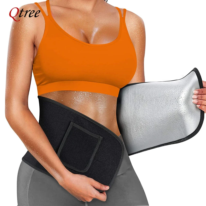 Qtree Waist Cincher Body Shape – Sweat Waist Trainer Belt Neoprene recenzja i cena