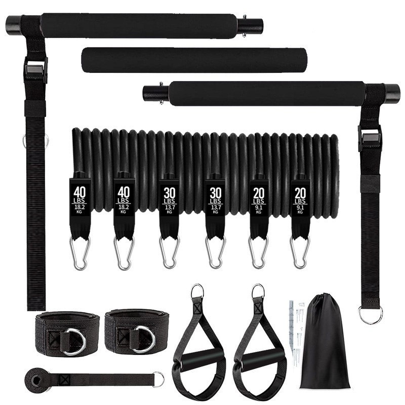Zestaw do ćwiczeń z taśmami op – Pilates Bar Kit With Resistance Bands recenzja i cena