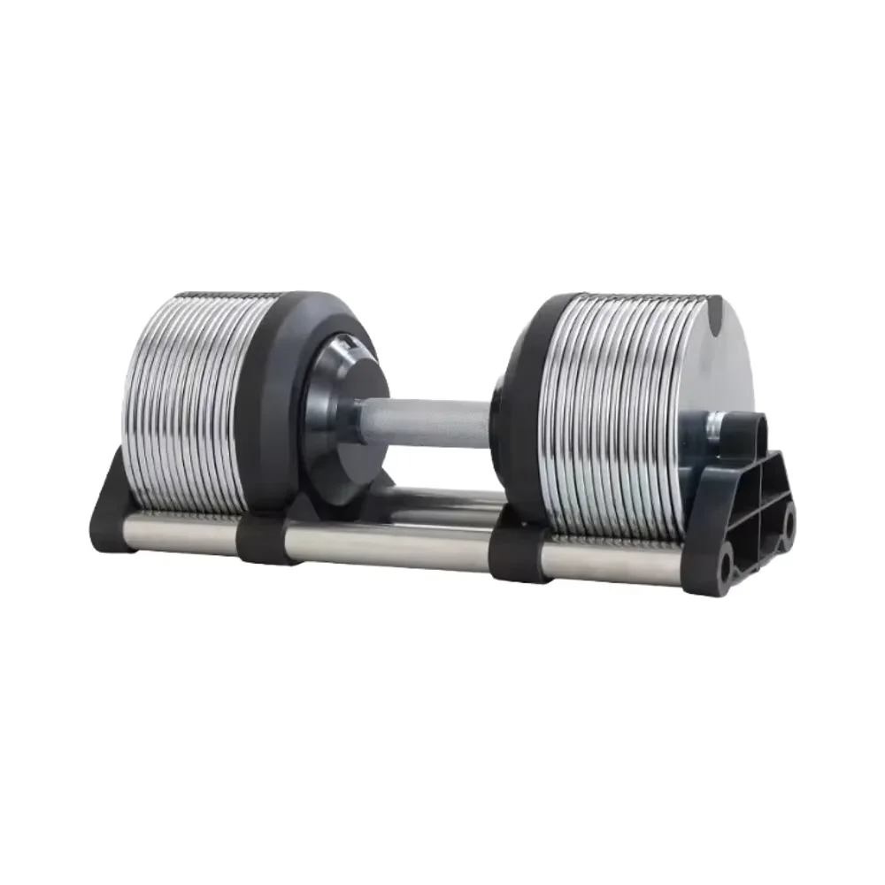 Regulowany zestaw hantli stalo – Adjustable Dumbbell Pair 40Kg recenzja i cena