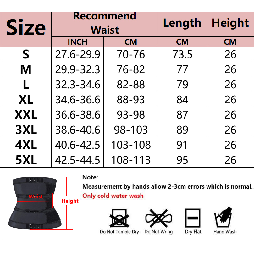 Kobiety podpórka pod talię Fit – Sweat Waist Trainer Belt Neoprene recenzja i cena