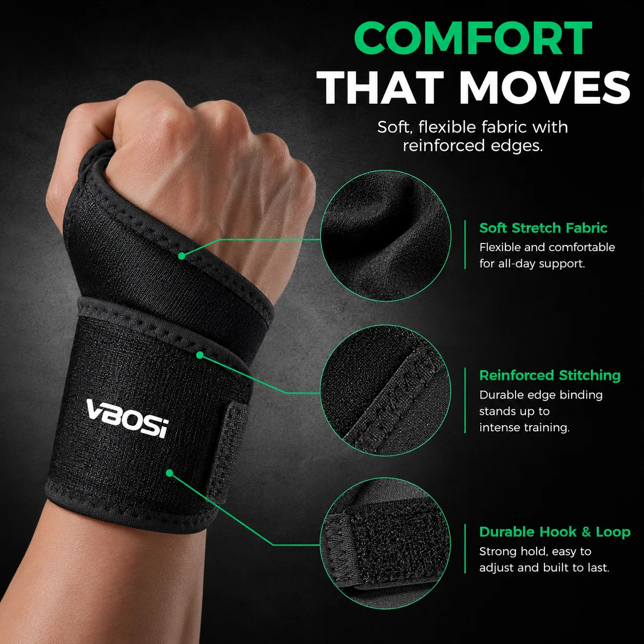 Regulowany stabilizator nadgar – Wrist Wraps Weightlifting Support recenzja i cena