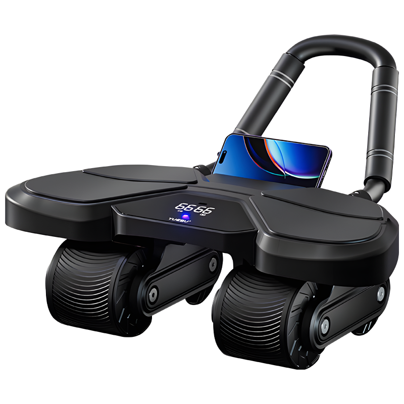 Czarny roller do ćwiczeń mięśn – Ab Roller Wheel With Elbow Support recenzja i cena