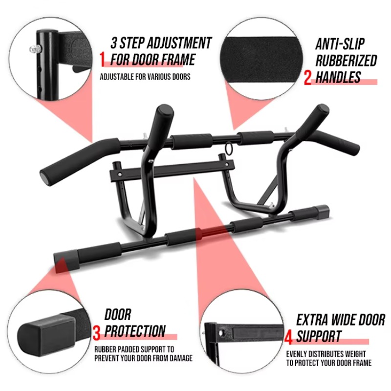 Profesjonalne śruby prosto od  – Door Pull Up Bar No Screw recenzja i cena