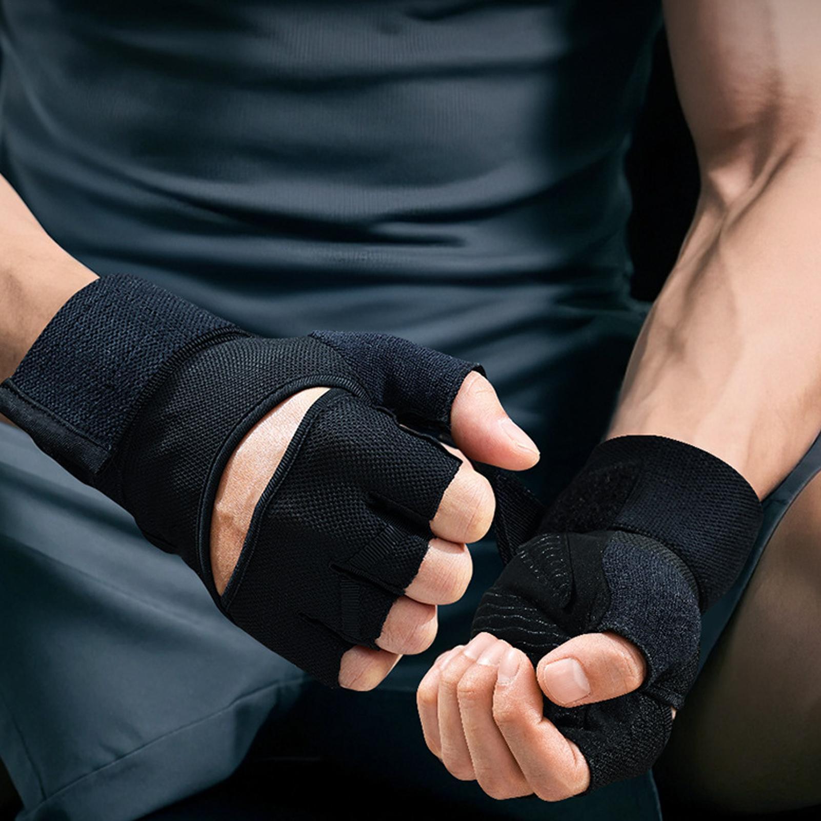 Rękawice gimnastyczne męskie b – Wrist Wraps Weightlifting Support recenzja i cena